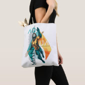 Tote Bag Aquaman | Modernist Aquaman Collage (De près)