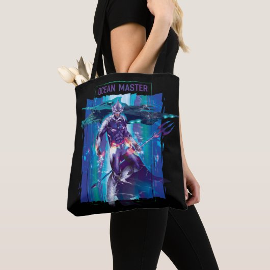 Tote Bag Aquaman | Ocean Master King Orm Refractionné Graph (De près)