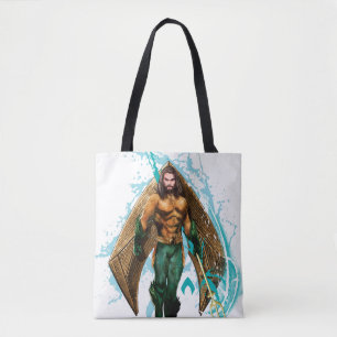 Tote Bag Aquaman   Prince Orin With Aquaman Logo