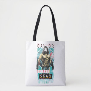 Tote Bag Aquaman "sauveur graphique moderniste de mers"