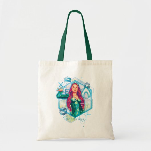 Tote Bag Aquaman | Xebel Princess Mera Hexagonal (Devant)