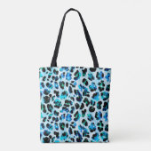 Tote Bag Aquarelle Abstraite Motif de peau léopard (Dos)