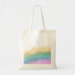 Tote Bag Aquarelle arc-en-ciel coup de pinceau