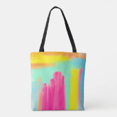 Tote Bag Aquarelle brillant partout en impression été fourr (Dos)