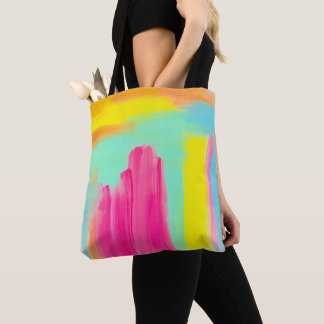 Tote Bag Aquarelle brillant partout en impression été fourr