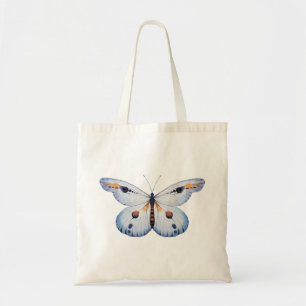 Tote Bag Aquarelle BUTTERFLY bleu orange + vos idées