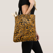 Tote Bag Aquarelle Cheetah Print (De près)