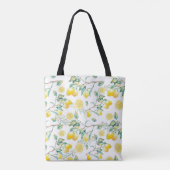 Tote Bag Aquarelle Citron jaune (Dos)