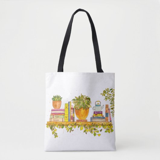 Tote Bag Aquarelle colorée (Devant)