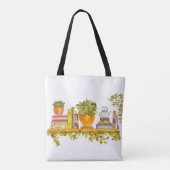 Tote Bag Aquarelle colorée (Dos)
