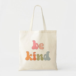 Tote Bag Aquarelle colorée Boho Inspirationnelle Soyez gent