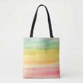 Tote Bag Aquarelle colorée Brosses (Devant)