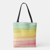 Tote Bag Aquarelle colorée Brosses (Dos)