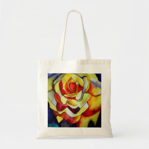 Tote Bag Aquarelle couleur jaune fleur d'art original