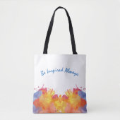 Tote Bag Aquarelle créative Design abstrait (Devant)