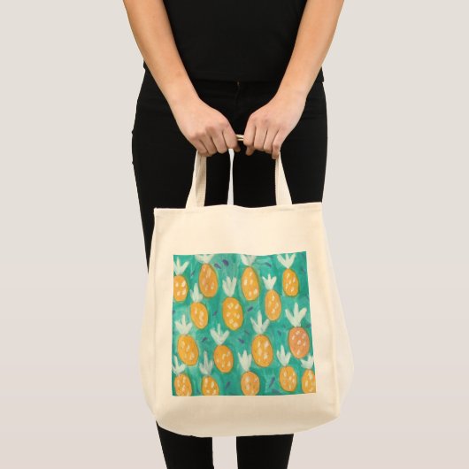 Tote Bag Aquarelle d'ananas (Devant (produit))