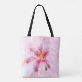 Tote Bag Aquarelle de fleur de Stargazer Lily - wb 01 (Dos)