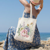 Tote Bag Aquarelle de fleurs