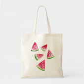 Tote Bag Aquarelle de fruit de pastèque d'été (Devant)