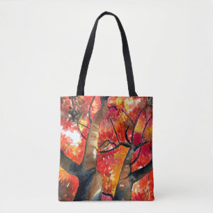 Tote Bag Aquarelle de l'érable japonais