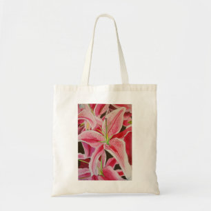 Tote Bag Aquarelle de menton rose Stargazer art original