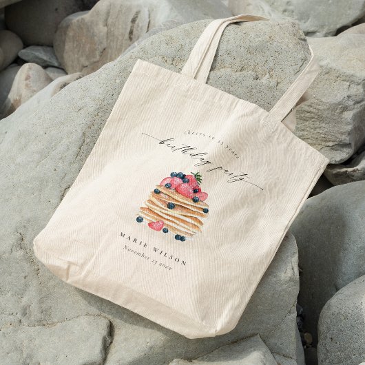 Tote Bag Aquarelle de Pancake aux fruits mignonnes N'import