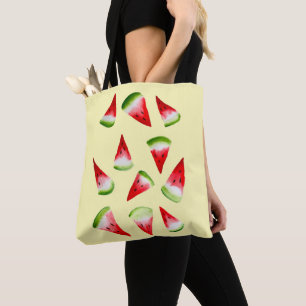 Tote Bag Aquarelle de pastèque fruit mignon