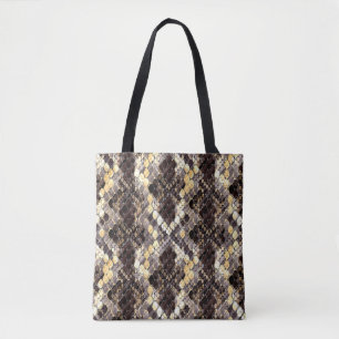 Tote Bag Aquarelle de peau sauvage Motif sans couture
