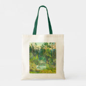 Tote Bag Aquarelle de peinture de forêt (Dos)