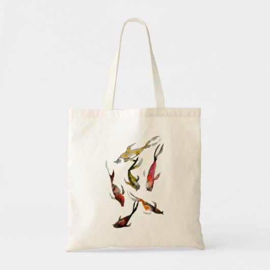 Tote Bag Aquarelle de poisson koi (Devant)