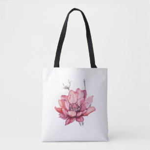 Tote Bag Aquarelle délicate Florale