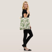 Tote Bag Aquarelle des branches d'olive (Sur le modèle)