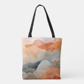 Tote Bag Aquarelle Desert Canyon Fourre-tout (Dos)