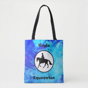 Tote Bag Aquarelle équestre