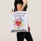 Tote Bag Aquarelle ergothérapeute Le plaisir (De près)