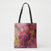 Tote Bag Aquarelle Et Encre Belle Peinture Abstraite (Devant)