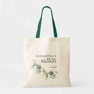 Tote Bag Aquarelle Eucalyptus Fête des mariées botanique Sw