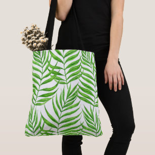 Tote Bag Aquarelle feuille de palme