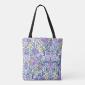 Tote Bag Aquarelle Fleur coloré Nature Élégante (Dos)