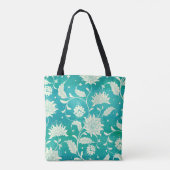 Tote Bag Aquarelle florale de porcelaine chinoise (Dos)
