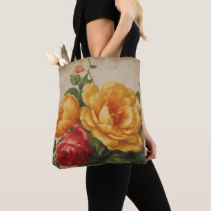 Tote Bag Aquarelle florale Vintage Collection populaire