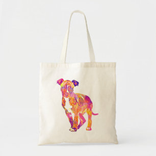 Tote Bag Aquarelle Fourre-tout d'art de bruit de chiot de