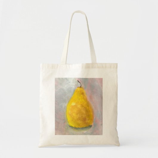 Tote Bag Aquarelle Golden Pear Still Life (Devant)