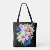 Tote Bag Aquarelle gras Floral (Dos)