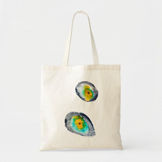 Tote Bag aquarelle huîtres abstraites (Devant)