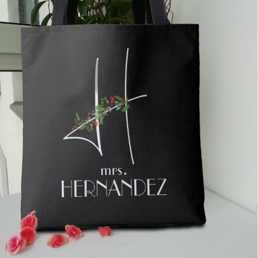Tote Bag Aquarelle initiale H