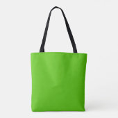 Tote Bag Aquarelle iris fleuri vert pourpre (Dos)
