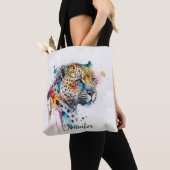 Tote Bag Aquarelle Jaguar (De près)