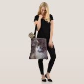 Tote Bag Aquarelle Kitten (Sur le modèle)