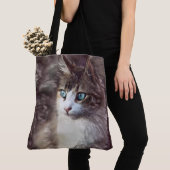 Tote Bag Aquarelle Kitten (De près)